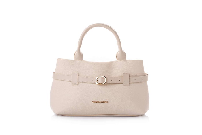 Vince Camuto Mini - Ros Cream Bolsa Tote Color Crema Cuero de Polivinilo 29x18.5x14 cm